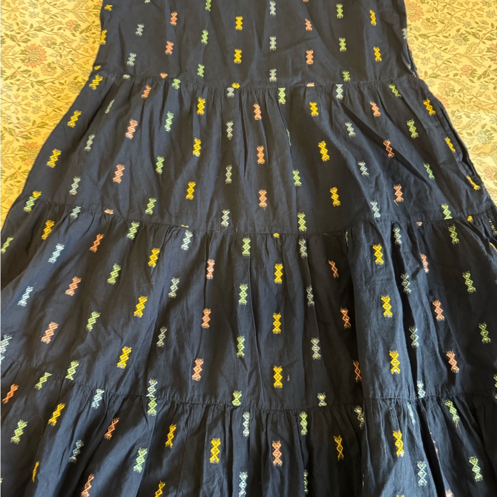 Colorful Embroidered Dress